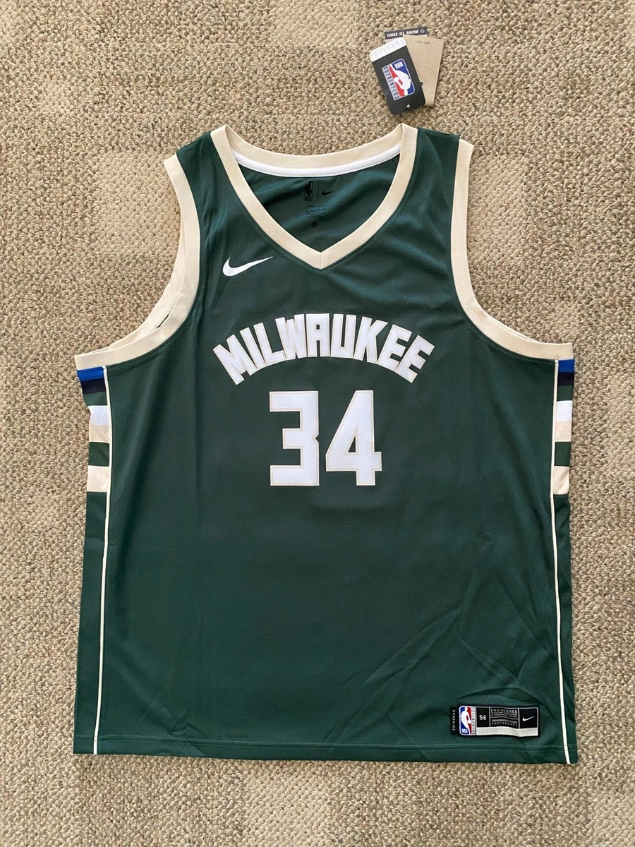 Men s Size 44 M Nike 34 Engineered Antetokounmpo Basketball Jersey CW3672 329