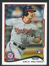 Zach Walters 2014 Topps #337 Rookie - Washington Nationals