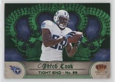 2012 Crown Royale Retail Uncut Crown Green /3 Jared Cook #41 x6g