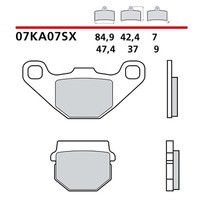 Brembo Hinteres BREMSBELAGE-KIT FUR Aprilia RX E4 125 18-20-COD.07KA07SX
