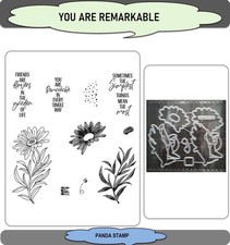 YOU ARE REMARKABLE Stamps and Cutting Dies Scrapbooking DIY Card Making Craft