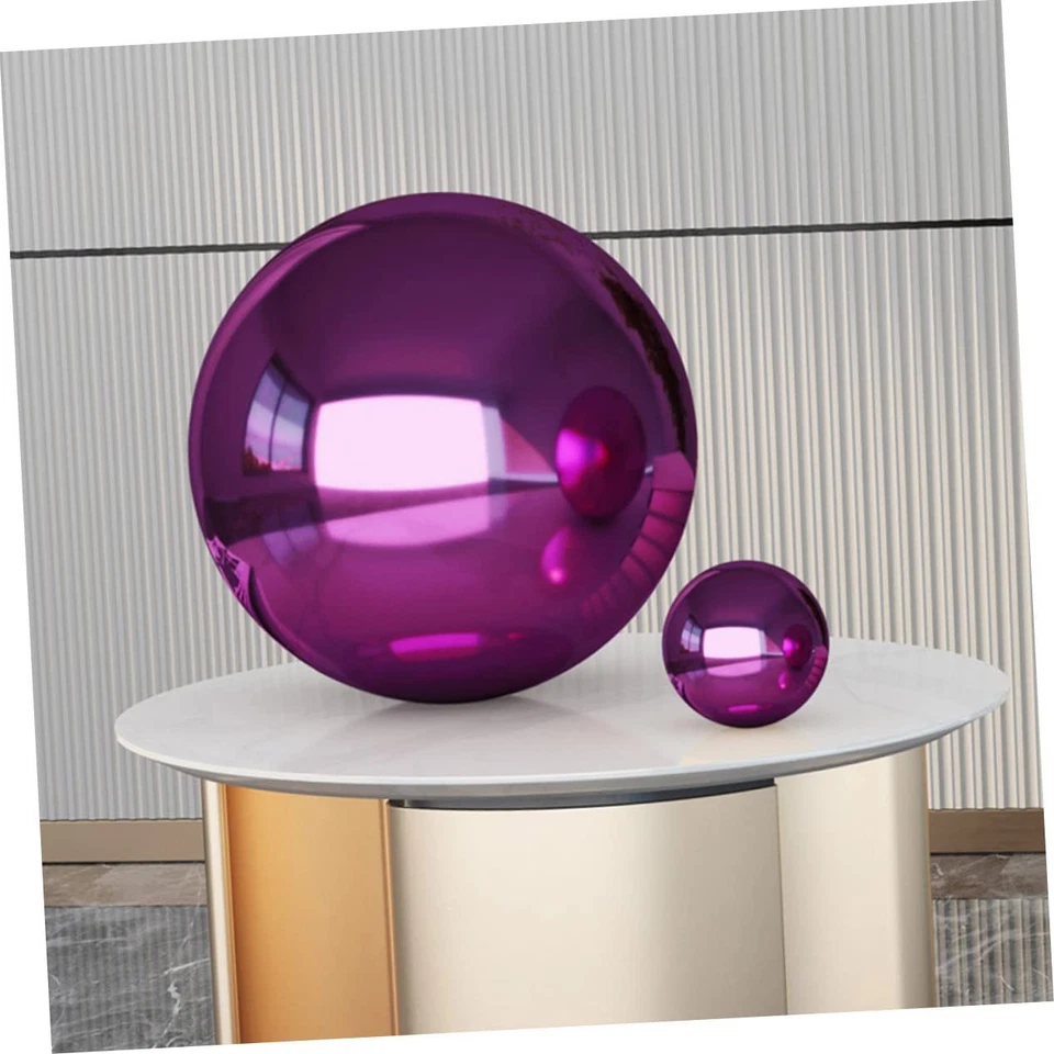 Светоотражающий глобус из нержавеющей стали блестящее зеркало отделка садовый декор утеплитель... - Изображение 2 из 4