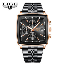 LIGE Herren Uhr Männer Armbanduhr Sport Datum Chronograph Wasserdicht …