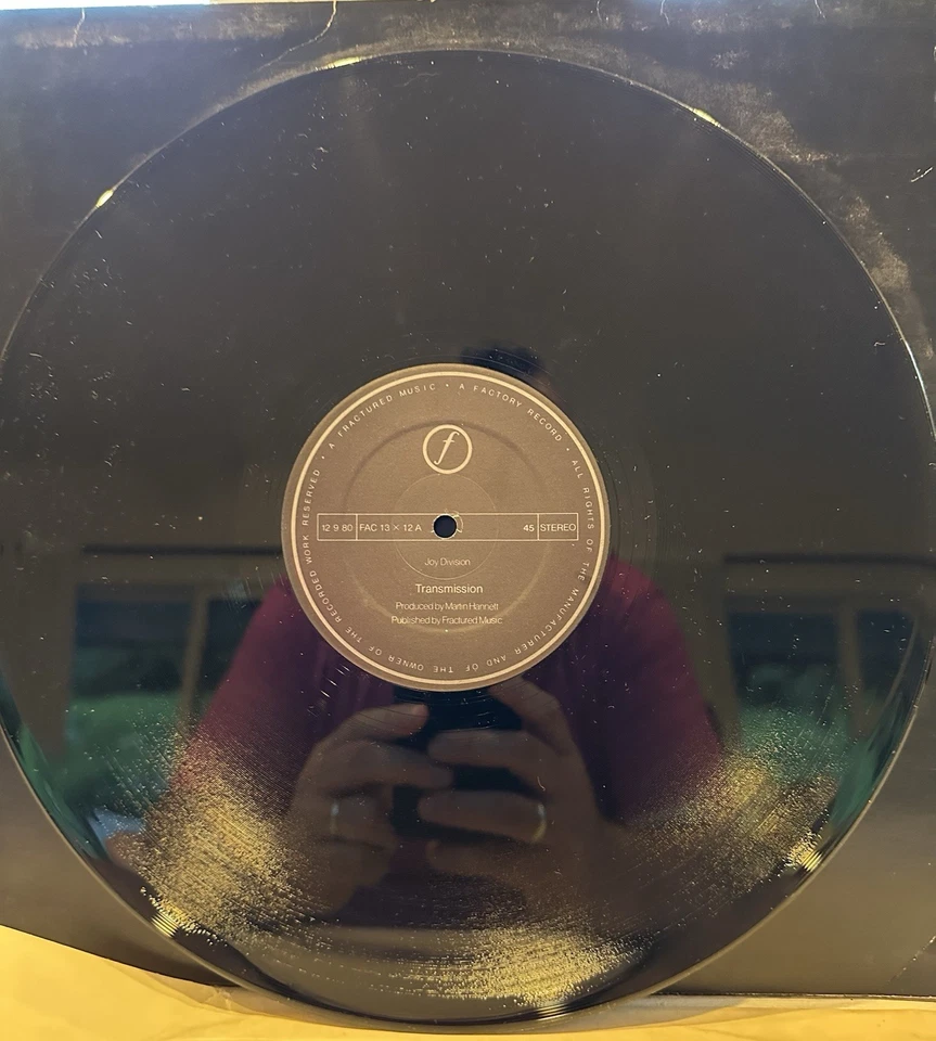 Joy Division – Transmission 12" 1980 UK 2nd Press Porky Prime Cut Foto 3 de 4