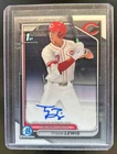 2024 Bowman Draft Tyson Lewis Chrome Auto 1st Prospect #CPA-TL Reds