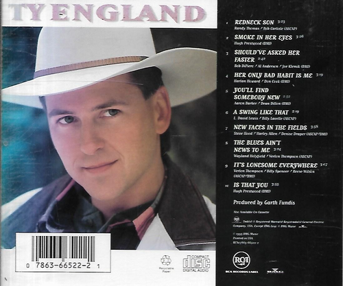 Ty England - Ty England (1995 CD Album) - Picture 2 of 2