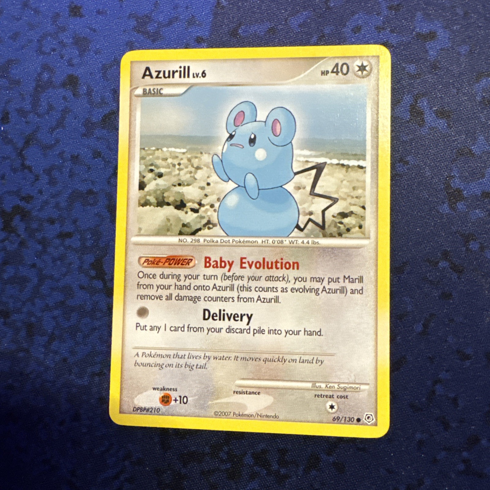 Pokémon TCG Azurill 69/130 Diamond & Pearl - Common LP Trading Card 
