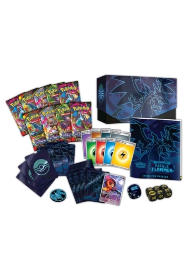 Pokémon Fatale Flammen Top Trainer Box  Neu & OVP - Bild 3 von 3