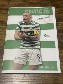 Celtic St Johnston 06 12 2020 Digital Print Only Football Programme COVID SEASON