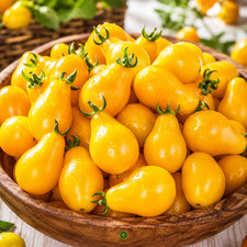 ?? 30+ YELLOW CANDY PEAR TOMATO SEEDS | HEIRLOOM NON-GMO | CHERRY FREE SHIPPING