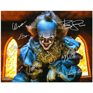 Bill Skarsgard and Cast Autographed IT Pennywise The Eater of Worlds 11x14 Photo