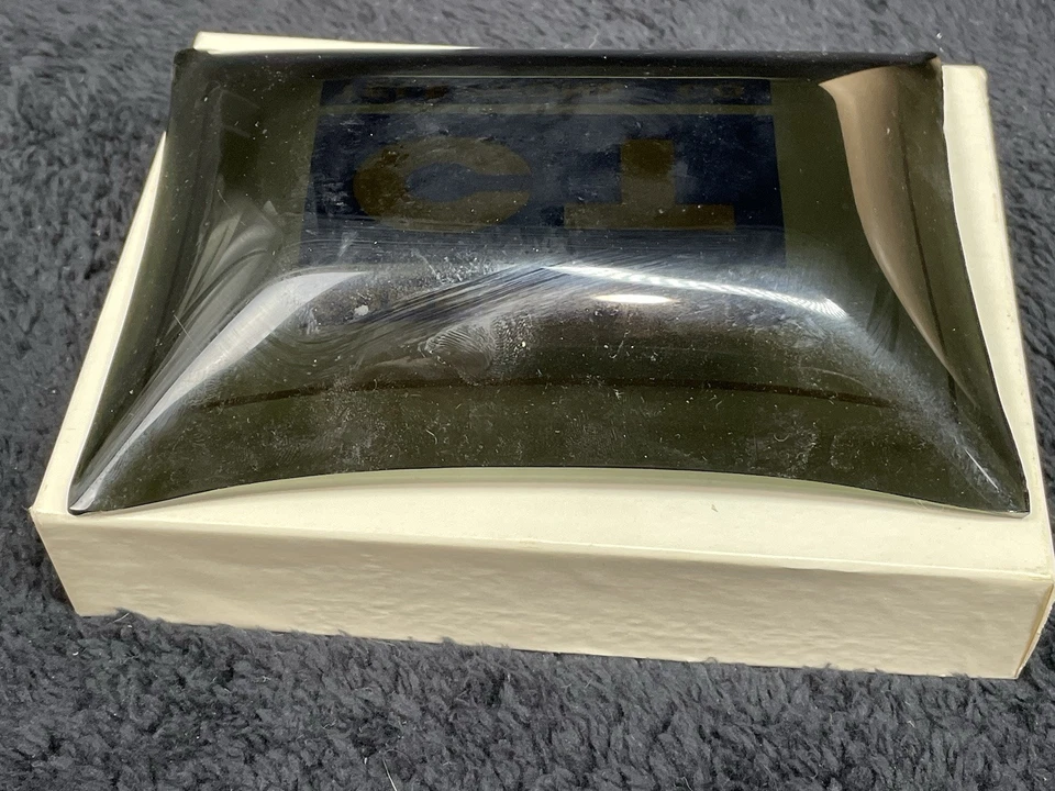 Commonwealth Telephone Co. Advertising Candy Dish 6 3/4" CT Glass Vtg in Box - Image 3 of 3