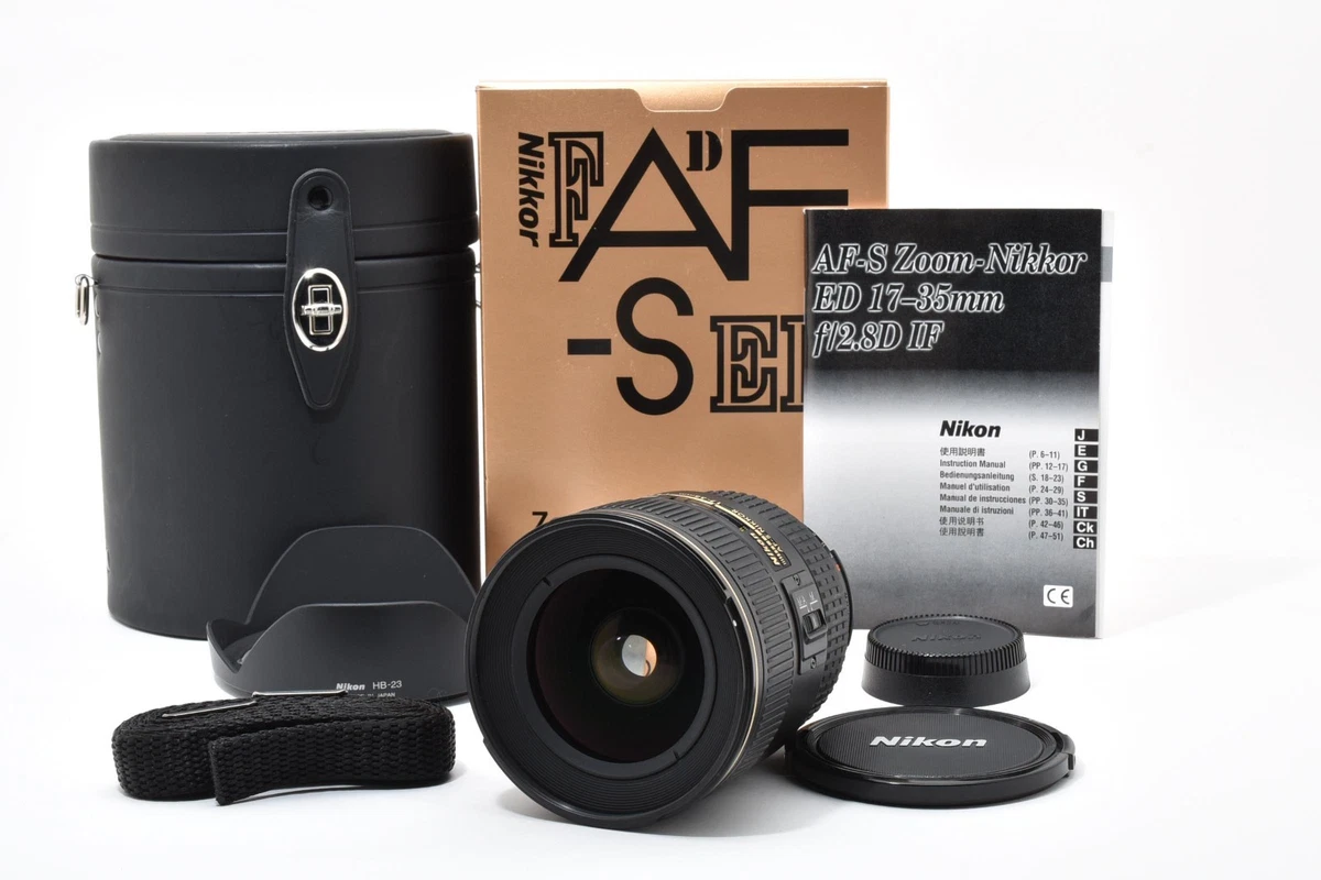 Nikon AF-S Nikkor 17-35mm f2.8 D ED Zoom Lens w/Case,Box From
