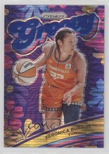 2024 Panini Prizm WNBA Groovy Blue Pulsar Prizm 193/199 Veronica Burton #11 7m3