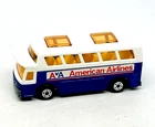 Matchbox Lesney Superfast 65 Airport Coach blue "American Airlines" labels mint!
