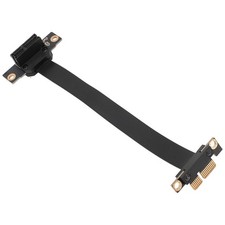 PCIe 3.0 X1 Riser Cable 8Gbps High Speed Dual 90 Degree Right Angle PCI Express