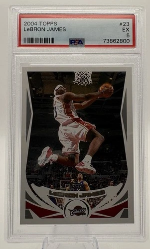 2004-05 Topps Chrome - LeBron James #23 PSA 5 (2nd Year Card)