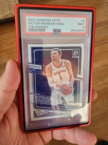 Panini 2023-24 Donruss Optic The Rookies #4 Victor Wembanyama PSA 9 w/ mag case