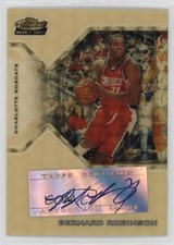 2004 Topps Finest Rookie Gold Superfractor 1/1 Bernard Robinson #185 Auto 0d7v