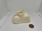 Vintage Fisher Price little people white scalloped horse saddle armor - Castle