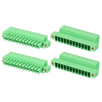 2Set 12P PCB Mount Screw Terminal Block Connector, 3.5mm/0.14 Inch