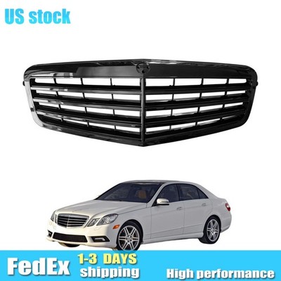 For 2010-2013 Mercedes Benz W212 E Class E350 E550 MB120015 Grille Glossy Black