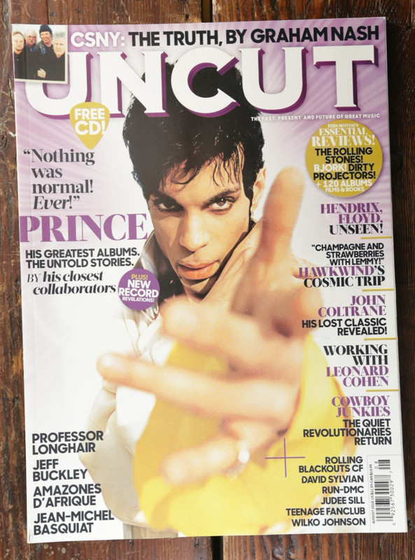 UNCUT MAGAZINE Take 255 Prince COWBOY JUNKIES Teenage Fanclub RUN DMC Used