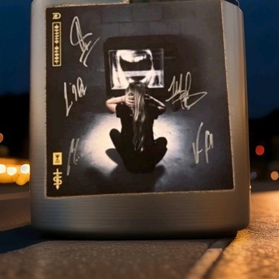 Sevendust Signed Truth Killer (Silver Vinyl / Autographed Flat Newbury Comics 
