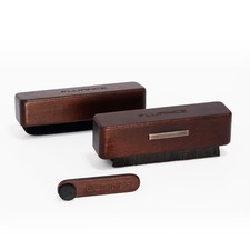 Fluance Vinyl Record Cleaning Kit with Anti-Static, Velvet  Stylus Brushes