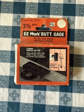 Vintage 4โ E-Z Mark Butt Gage - No. 9040 - Made in the USA