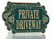 Private Driveway Signs 12" x 8" Private Drive Sign No Trespassing Private Roa...