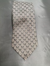 GUCCI Tie Black Tile Pattern Used