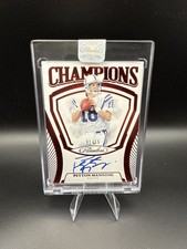 Peyton Manning 1/15 AUTO 2025 Flawless Football Champions Colts SSP BOOKEND