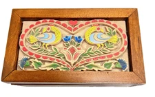 Vintage Sankyo Japan Inlaid Music Box Works! 1983 Hallmark Musical Collection