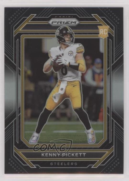 2022 Panini Chronicles Prizm Black Silver Kenny Pickett #PB-6 03bh