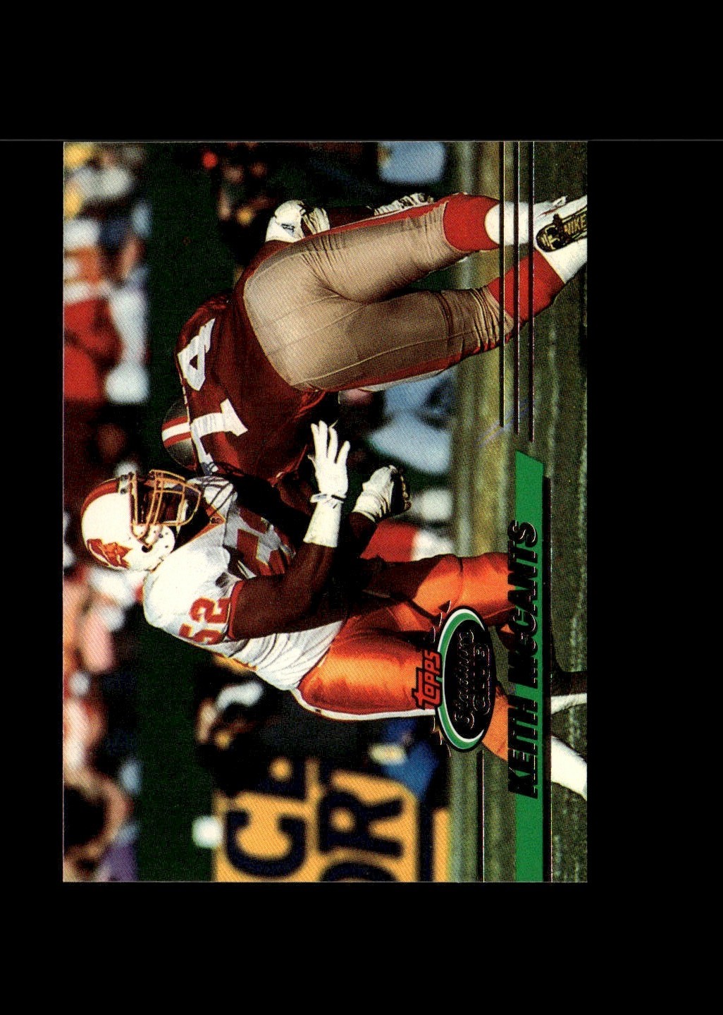 Keith McCants : 1993 Topps Stadium Club NFL Card #332 : Tampa Bay Buccaneers