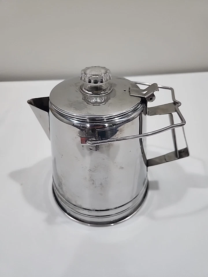 Cafetera Percoladora Glacier Acero Inoxidable GSI Exterior Camping 14 Tazas Foto 3 de 4