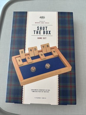 SHUT THE BOX  ,1-2 Player  Game ,Ages 6 +, New Sealed