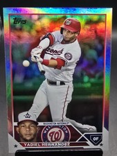 2023 Topps #257 Yadiel Hernandez Rainbow Foil