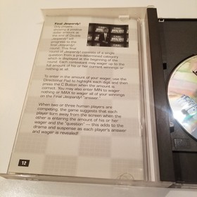 Jeopardy (Sega CD, 1994) Untested