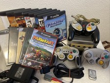GameCube mit Top Spiele und Controller und Memory Card  Zelda/ Mario/resi 