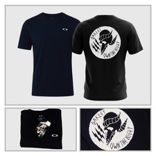 Image of Oakley Black T Shirt Graphic Print