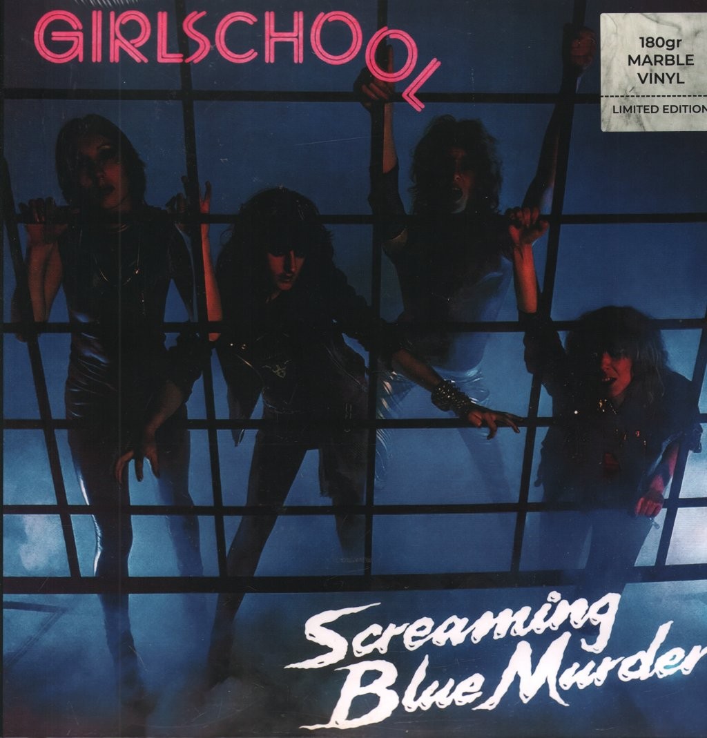 Girlschool Screaming Blue Murder LP vinyl USA Renaissance 2024 Limited 180g