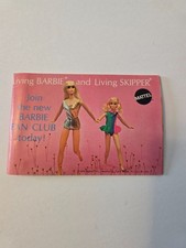 1970 Mattel Living Barbie Skipper Booklet - Vintage Mini Catalog Insert - B