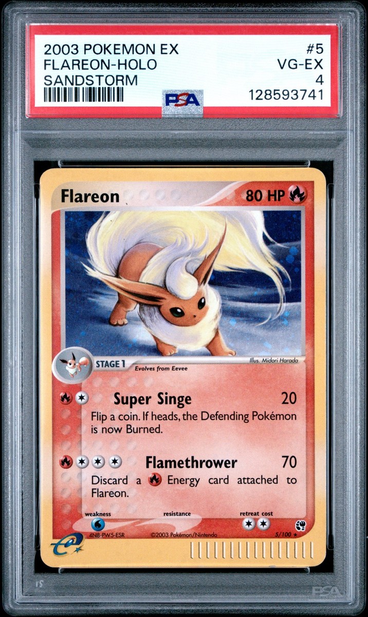 Flareon 5/100 Sandstorm Holo for sale online | eBay
