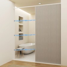  Tenda Cucina Bagno Antispruzzo Acqua Antiolio con Attrazione Magnetica