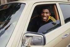 Los Angeles Lakers' center Earvin "Magic" Johnson1980's Basketball photo