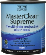Qt  MCS901 Clear Masterclear Supreme Protective Clear Coat, Matte