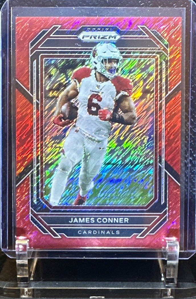 2022 Prizm James Conner Red Shimmer Prizm /35 Cardinals #2