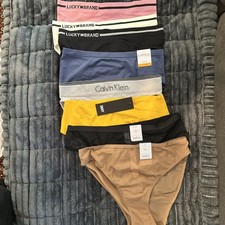 NEW 6 Pair Lot of Women's Panties Ladies Underwear Size S Asst. Styles  Colors